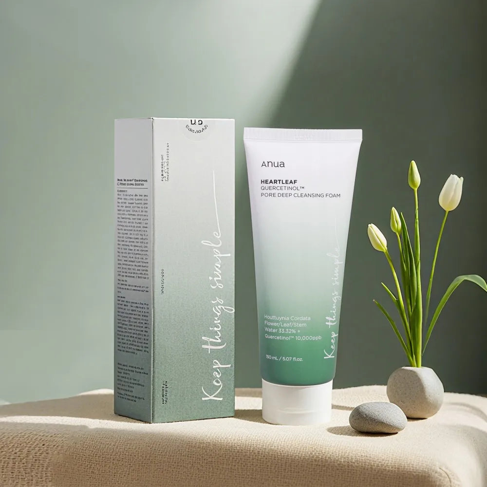 Facial Cleanser Heartleaf Facial Cleanser Form Moisturizing Soothing Skin Care Heartleaf Oil Control Cleanser 150ml