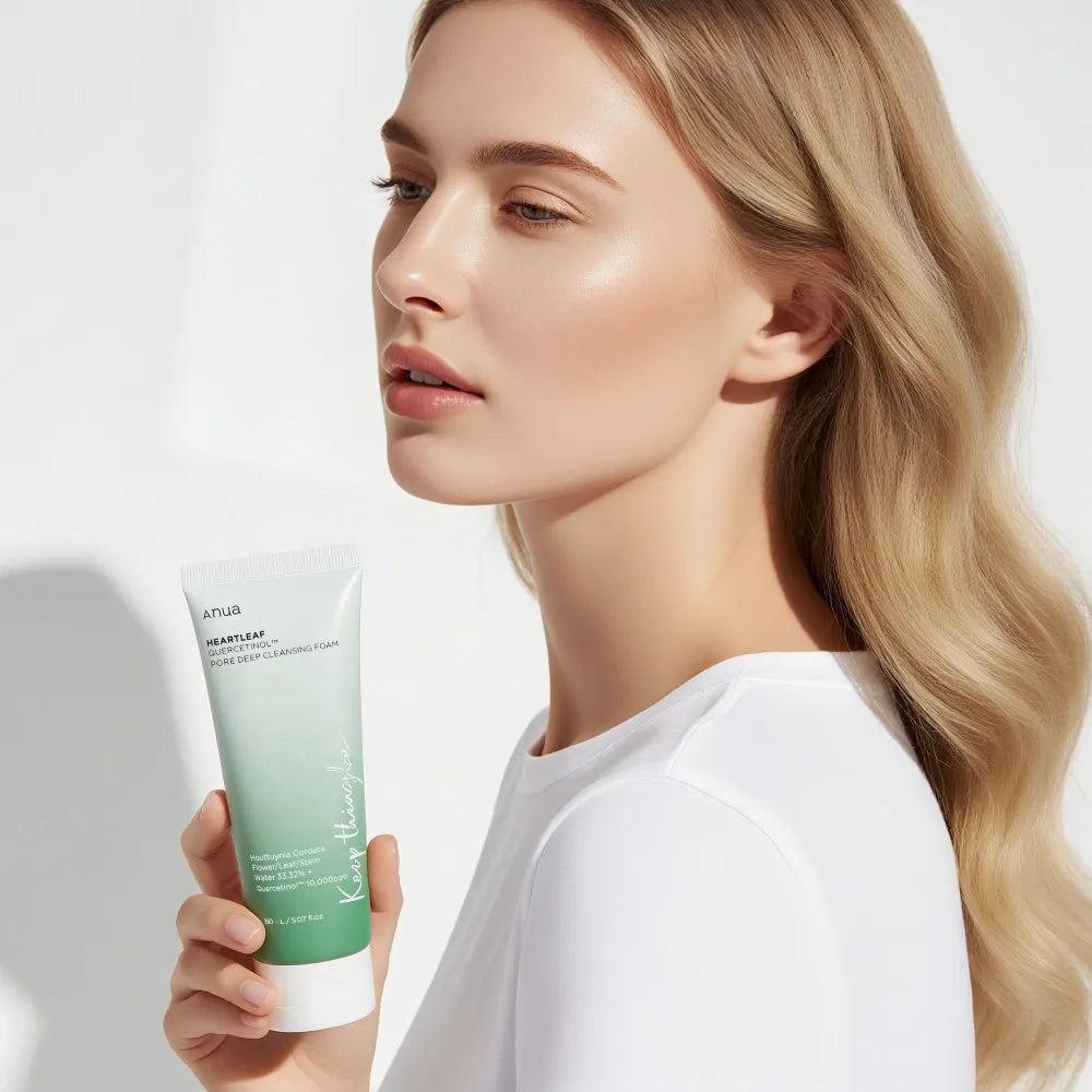 Facial Cleanser Heartleaf Facial Cleanser Form Moisturizing Soothing Skin Care Heartleaf Oil Control Cleanser 150ml