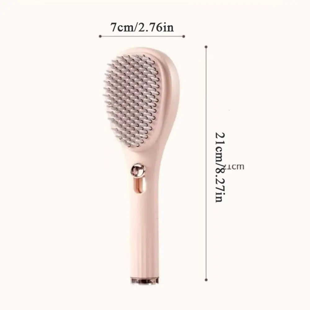 Self-Cleaning Hairbrush Scalp Massage Brush Anti-Static Hair Comb Salon Styling Tool Portable Retractable Magic Fluffy Hair Comb