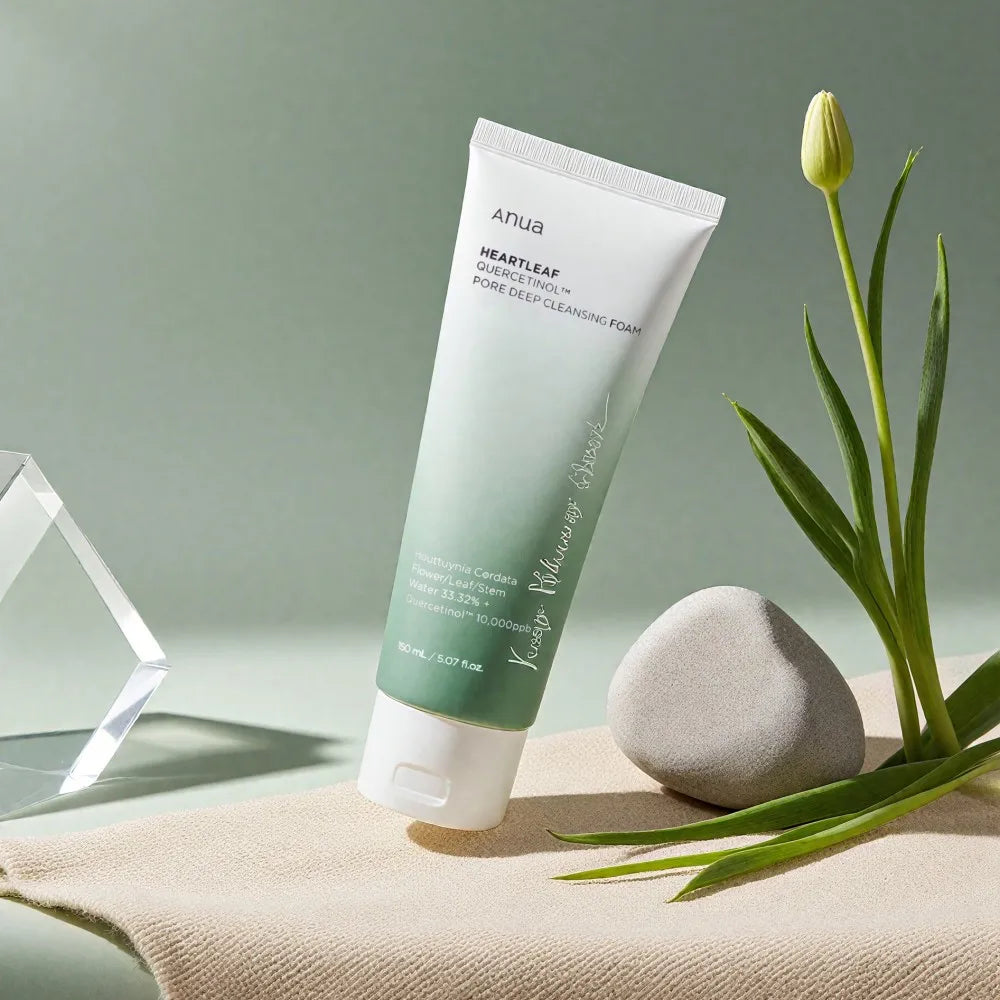 Facial Cleanser Heartleaf Facial Cleanser Form Moisturizing Soothing Skin Care Heartleaf Oil Control Cleanser 150ml