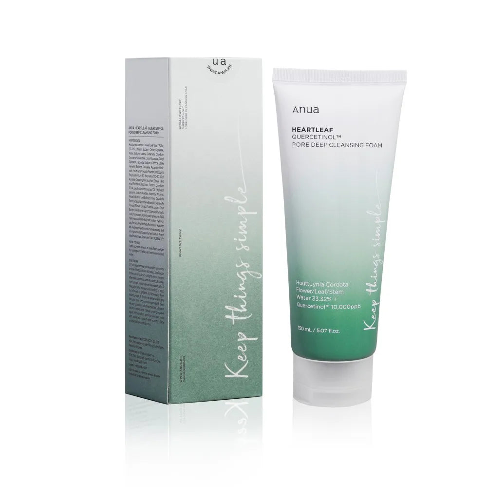 Facial Cleanser Heartleaf Facial Cleanser Form Moisturizing Soothing Skin Care Heartleaf Oil Control Cleanser 150ml