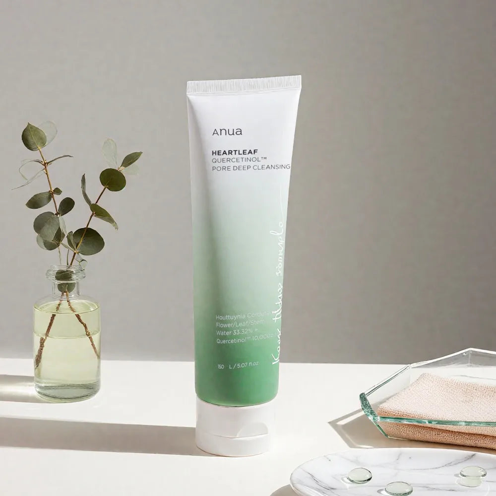 Facial Cleanser Heartleaf Facial Cleanser Form Moisturizing Soothing Skin Care Heartleaf Oil Control Cleanser 150ml